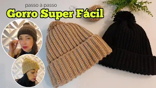 Touca Gorro em Crochê Super Fácil - Para iniciantes