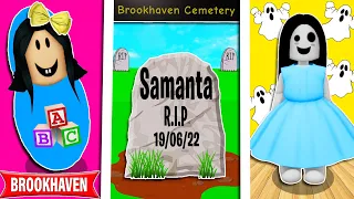 CICLO DE VIDA DA MENINA FANTASMA| Historinhas Brookhaven Roblox | Bibi e Lud