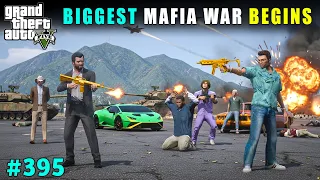 THE BIGGEST MAFIA WAR HAS STARTED IN LOS SANTOS🔥| GTA V GAMEPLAY #395