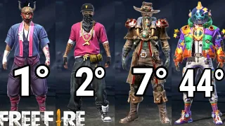 TODOS LOS PASES ELITE DE FREE FIRE (S1 - S44