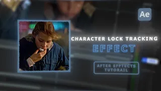 Character lock tracking effect. #edit #AE