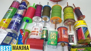 Best Manjha For Kite Cutting 🔥Konsa Manjha Lena Chyia 2023 ?Monokite,Panda,Barely