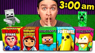 อย่าเปิดกล่องปริศนา Fortnite, Subway Surfers, Minecraft และ Brawl Stars ตอนตี 3!