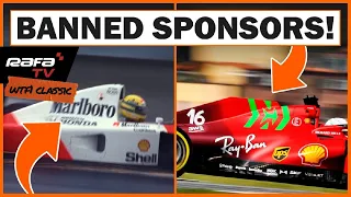 What sponsors are BANNED from F1?
