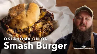 Oklahoma Onion Smash Burger | Crispy Griddle Burger with Caramelized Onions