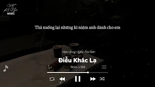 ĐIỀU KHÁC LẠ (Lofi ver.) - TRẠM COVER | Lyrics Video