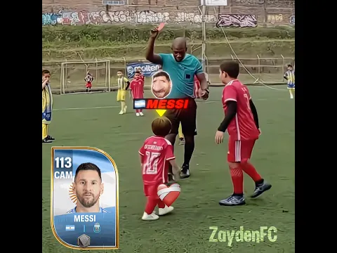 Mini Messi Pitch Invading Skills🤣🤫