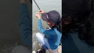 Spot pemancingan kakap di pesisir pantai tegal #trending #viral 