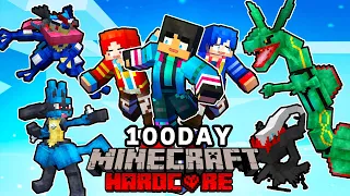 1マスからポケモンが出てくる世界で100日サバイバル【 マイクラ / マインクラフト 】