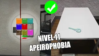 COMO PASAR NIVEL 11 APEIROPHOBIA ROBLOX GUIA