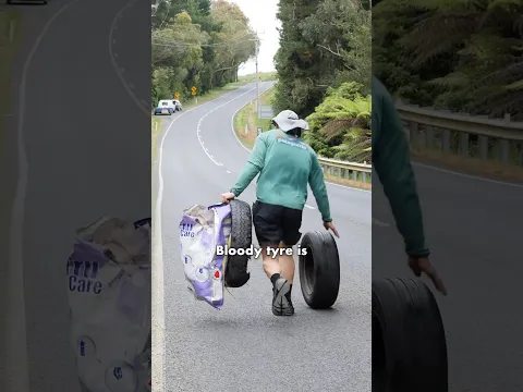 Picking up every bit of rubbish