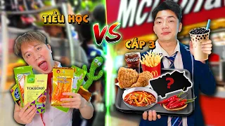 Đồ Ăn Vặt Cổng Trường Cấp 1 VS Đồ Ăn Vặt Cổng Trường Cấp 3