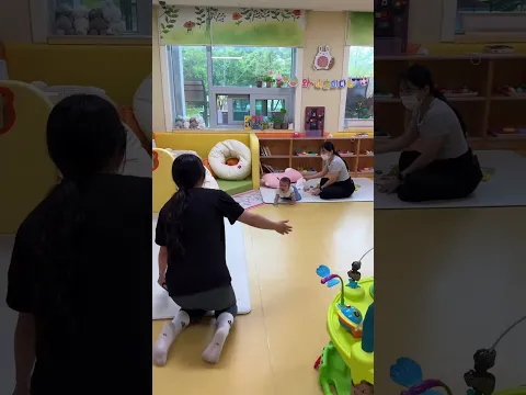 First time preschool reaction 😭 #shorts {@yultiverse on IG}