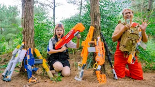 Action Special Forces Nerf guns Assassin Strong Warriors Attack TRIPLE Bad Gang Nerf war