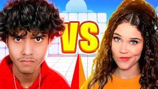 Mia vs Cash in Roblox with FACE CAM!