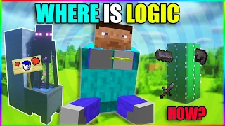 Minecraft logic that don't make any sense | minecraft hindi
