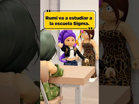 Rumi va a estudiar a la escuela Sigma. #roblox #berry #kpopdemonhunters #robloxedit