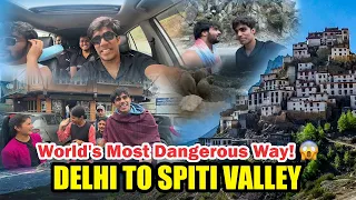Delhi to SPITI VALLEY | MOST DANGEROUS HIGHWAY | Mihirvlogs
