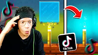 شاهد كيف جربت اشهر واغرب خدع و حيل التيك توك في ماين كرافت !!؟ #45