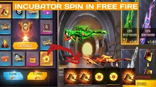 INCUBATOR SPIN IN FREE FIRE MAX! AWM INCUBATION 😀