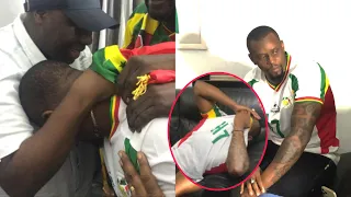 Les tristes larmes de Henry Camara inconsolable après la victoire des lions du Sénégal