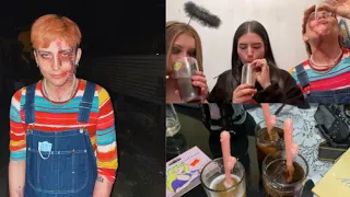 fui x primera vez a una fiesta de halloween 🎃🔪