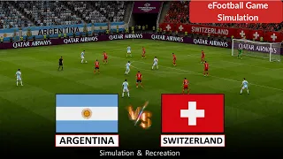 Argentina vs Switzerland | World Cup 2026 | PES 2021 Video Game Simulation Match