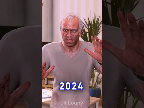 GTA 5 Characters in 2013 Vs 2024 🔥 #gta #gta5 #grandtheftauto