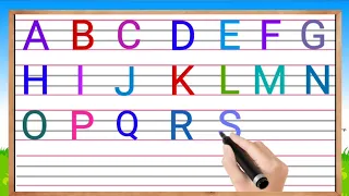 Writing Capital Letters Alphabets for Children | a for apple b for ball | Alphabets