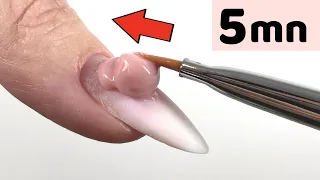 REMPLISSAGE ongles en gel en 5 MINUTES !