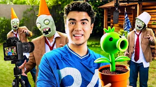 ASÍ GRABAMOS PLANTAS VS ZOMBIES en la VIDA REAL! 🎬🔥