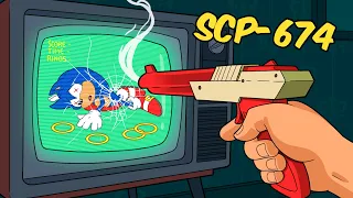 SCP-674 The Exposition Gun Makes Nintendo Real Life (SCP Animation)