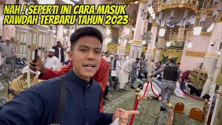 CARA MASUK RAWDAH TERBARU TAHUN 2023