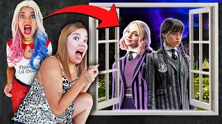 A ARLEQUINA VIROU A MELHOR AMIGA DA WANDINHA ADDAMS E A VERDADEIRA WANDINHA APARECEU NA VIDA REAL!
