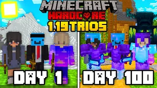 We Survived 100 Days in 1.19 Minecraft Hardcore...