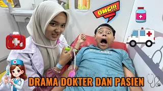 Bermain Dokter-dokteran dan Pasien di Playground 🩺 Cuma Disuntik Mainan tapi Takut Beneran 🤣
