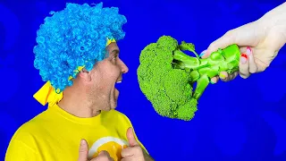Anuta canta una divertida canción deliciosa de frutas y verduras | Canciones infantiles para niños
