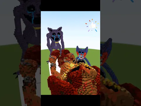 DogDay, Huggy Wuggy, CatNap Statue 2 Timelapse Build | Poppy Playtime Chapter 3