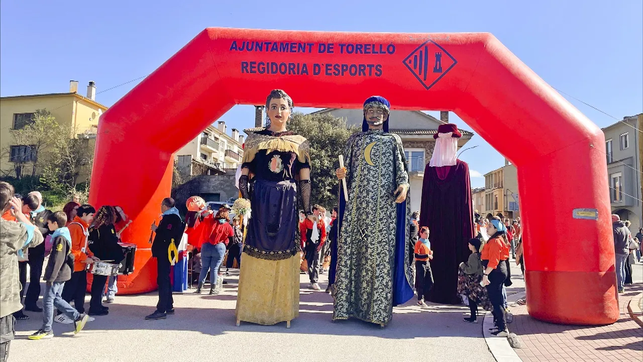 Els gegants de Sant Vicenç celebren els 40 anys en el marc de la GesGantada