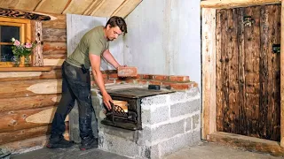 I FINALLY Built A Heating System In The Log Cabin