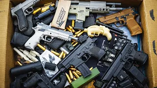 INSANE Toy Weapon Box! Dan Wesson 6” Revolver, Tactical Rifles, Airsoft Pistols & More