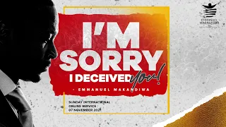 I'm Sorry I Deceived You!