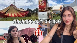 VLOG|| viajando com o circo da minha família 🎪 perrengues, viagem, cinema, família