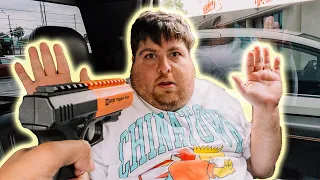 PEPPER SPRAY GOES OFF IN MOVING CAR!!