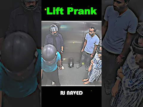 Uncle Ke Sath Popat Ho Gaya Prank in Lift 😅 Don't Miss The End 🤫 Credit - Rj Naved 🤫 #rjnaved #funny