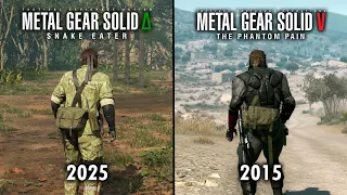 MGS3 Remake vs MGS5 - Physics and Animations Comparison