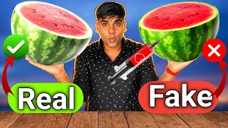 Injection in Watermelon ! 🍉 🥺 Real vs Fake Watermelon Test 