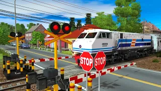 Lampu Palang Super Unik , Spesial CC 203 Kompilasi Perlintasan Kereta Api Indonesia Eps 130