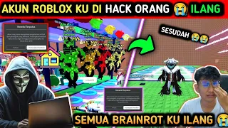ROBLOX KU DI HACK 😭‼️AKU MARAH & PANIK DETIK-DETIK AKUN KU HAMPIR HILANG DI ESCAPE TSUNAMI BRAINROT