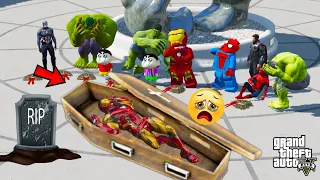 IRON MAN DIED BUT WHO KILLED ? | MICHEL AND HULK FIND | GTA 5 #gta5 #avengers